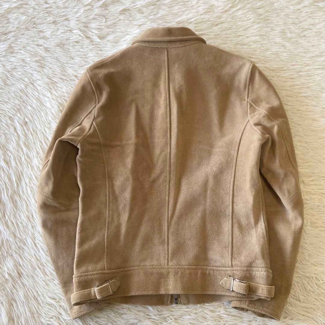 11/15迄✨希少 ナノユニバース 極上 牛革レザー ライダースジャケット M