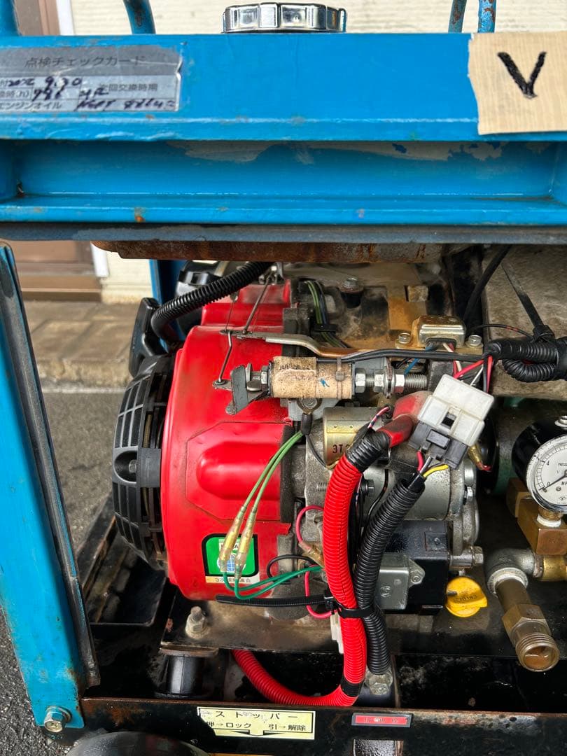 V2★ツルミHPJ-5ESM高圧洗浄機防音ガン・高圧ホース・給排水ホースセット