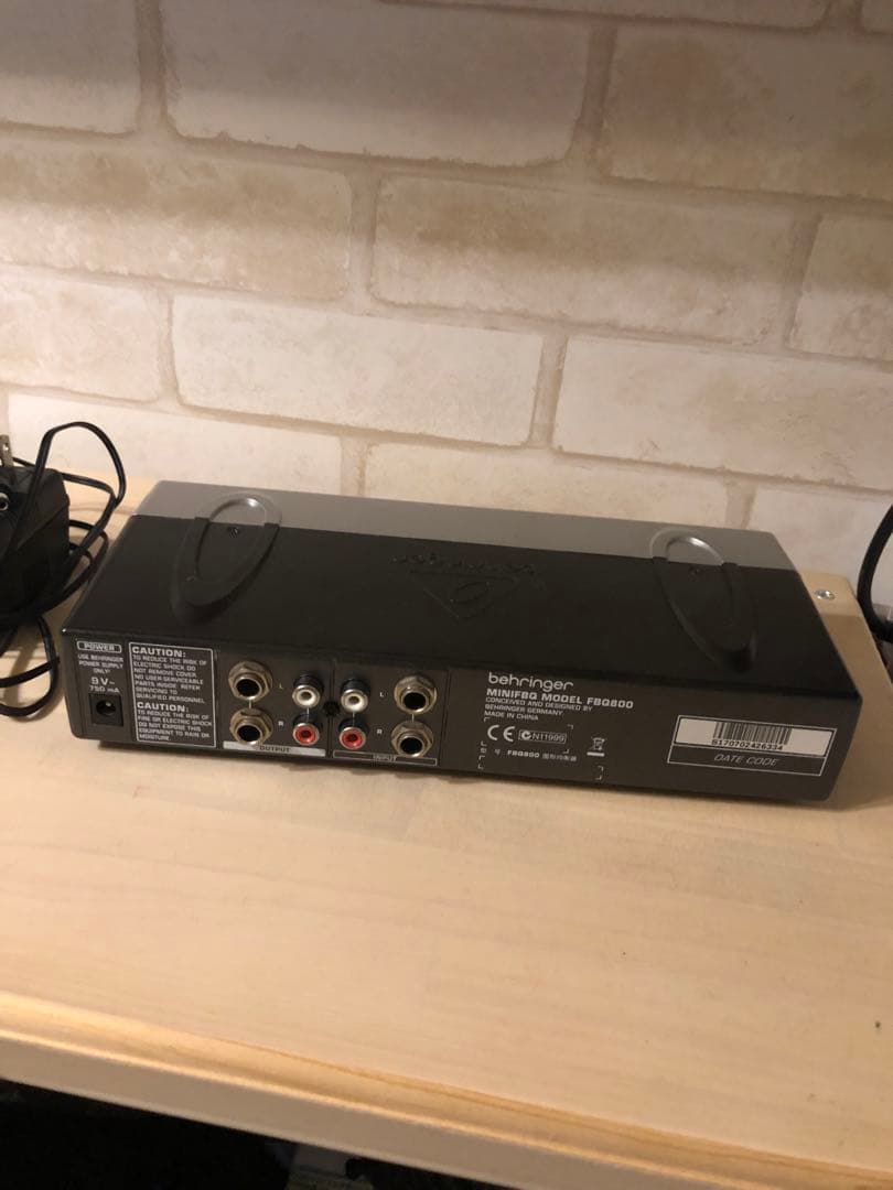 behringer FBQ800 グラフィックイコライザー