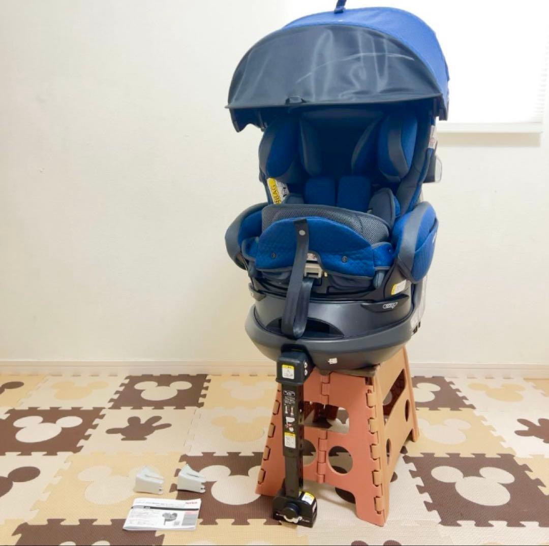 【ほぼ新品】アップリカチャイルドシートフラディアグロウ360°セーフティAB