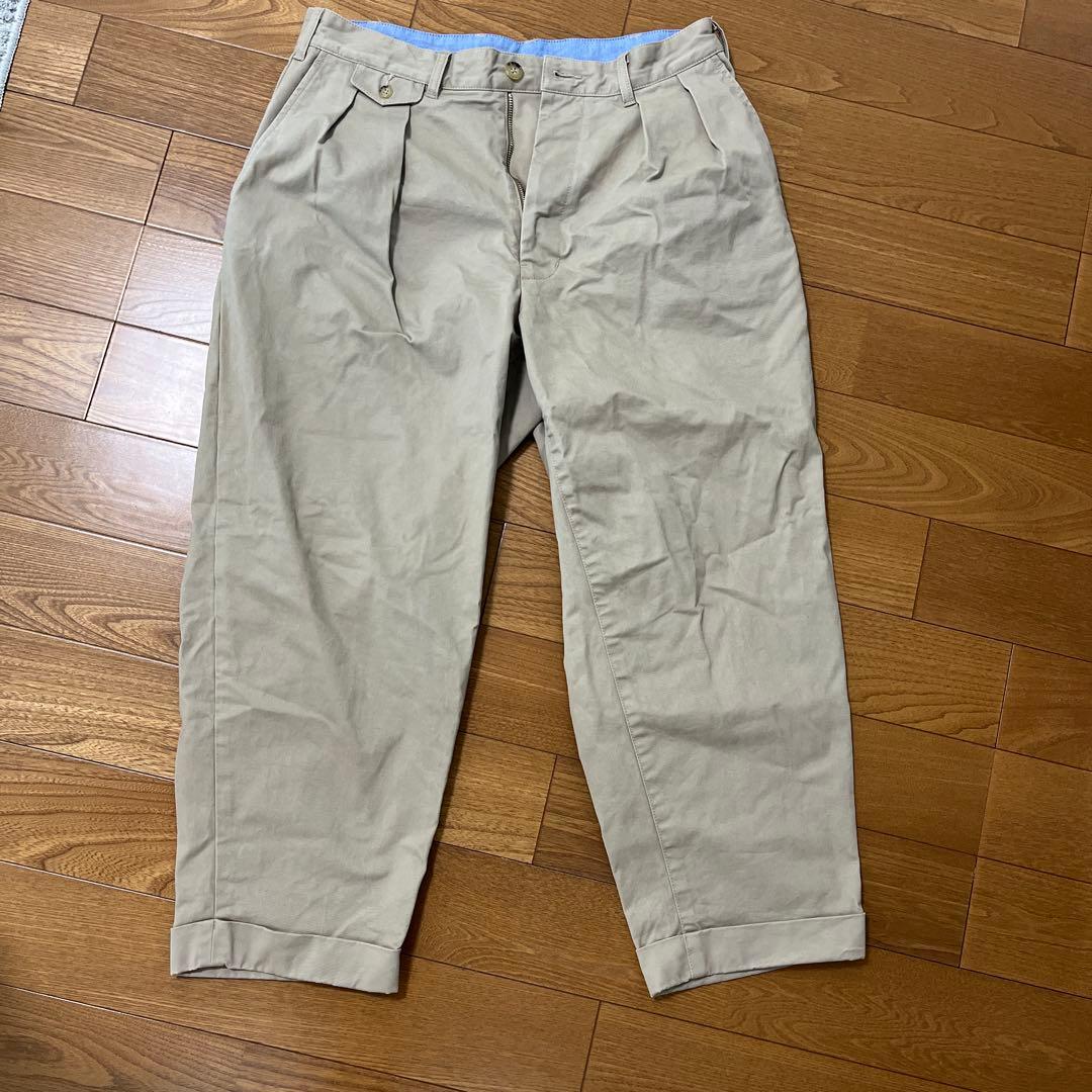 パンツ BEAMS PLUS 2 Pleats Twill