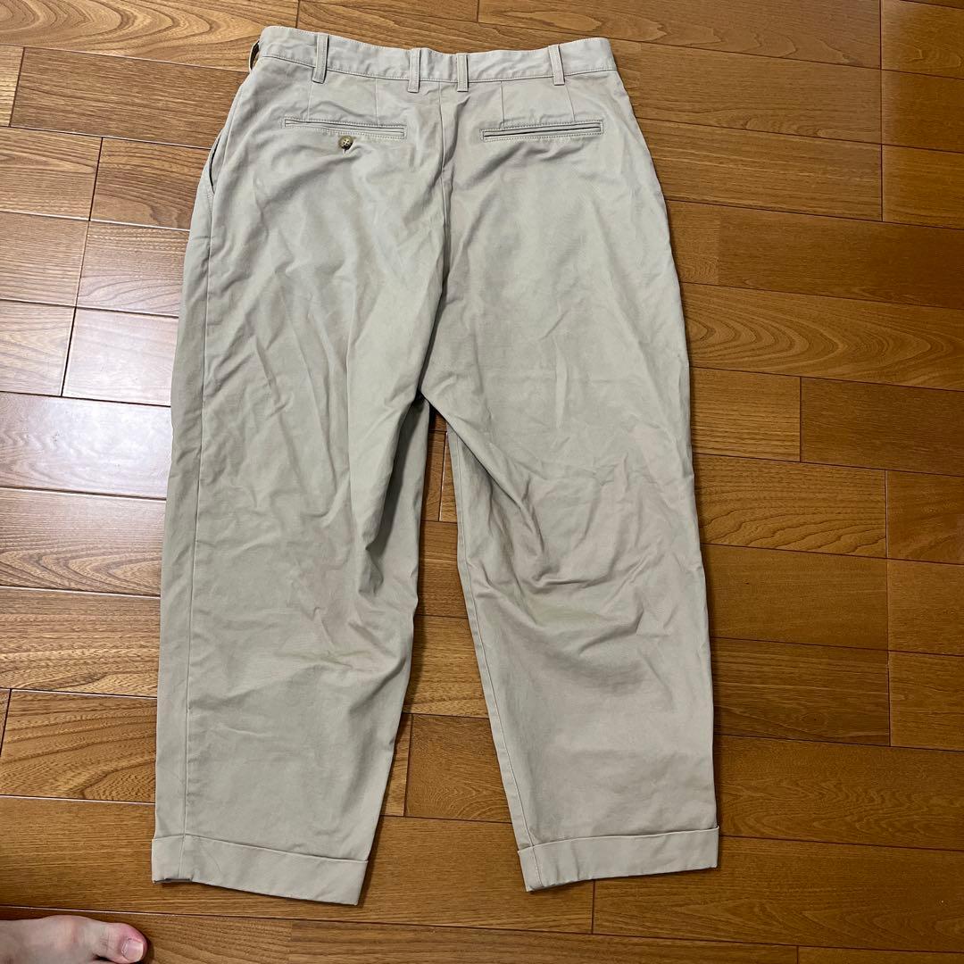 パンツ BEAMS PLUS 2 Pleats Twill