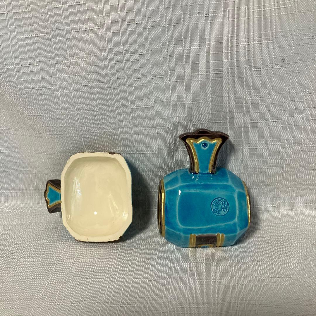 茶道具　中村翠嵐　香合　『小槌』　交趾焼