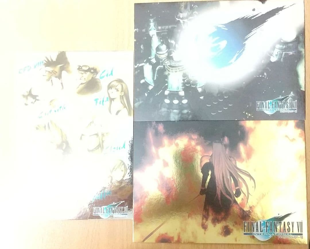 【非売品】FF7インターナショナル ポストカード3枚セット