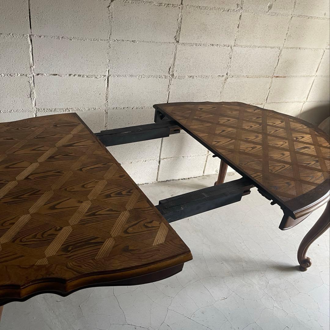 アンティーク　エクステンション ダイニングテーブル