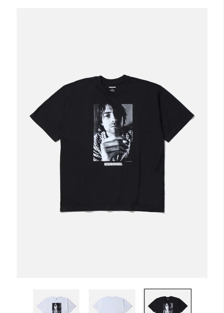 NEIGHBORHOOD×チャールズピーターソン　カートコバーン