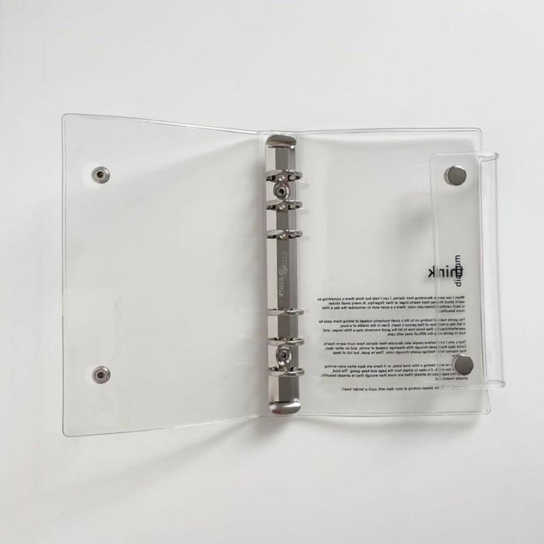 早い者勝　韓国　貯金　バインダー　カバー　A6 diarium 推し活 No.4