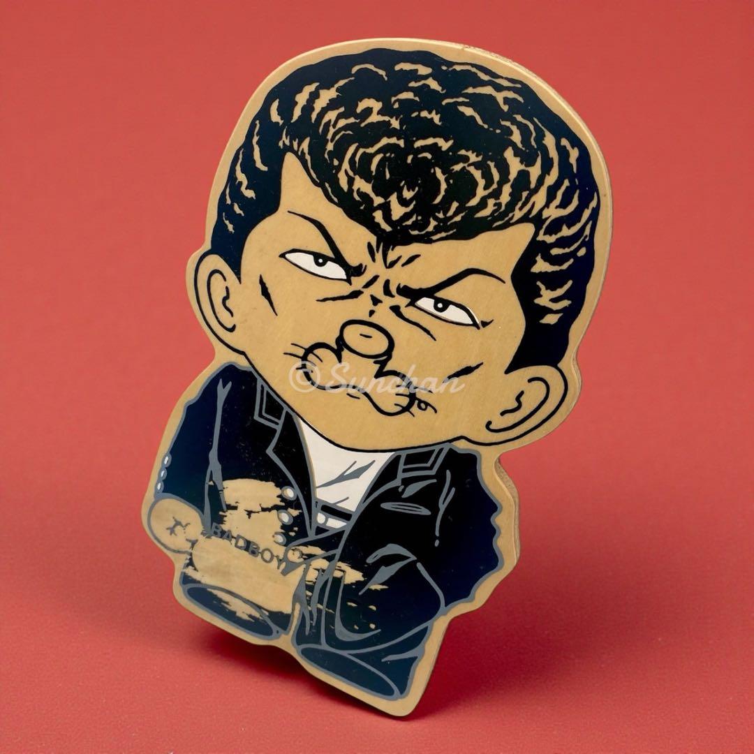 【当時物】 BE-BOP ビー・バップ・ハイスクール 木製スタンド 昭和レトロ