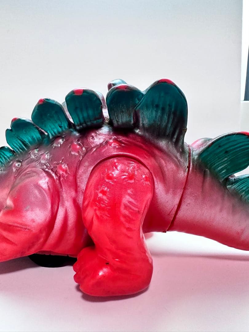 昭和当時物　発火恐竜 すてござうるす フリクショントイ ソフビ