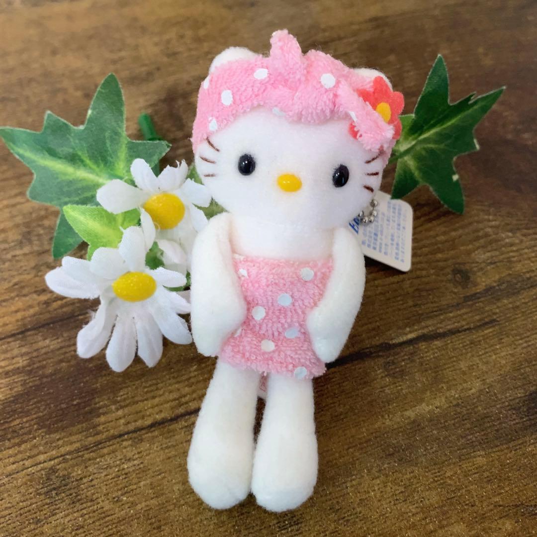 【希少激レア】⭐︎非売品⭐︎ ハローキティ　お風呂　足長　ミニぬいぐるみマスコット