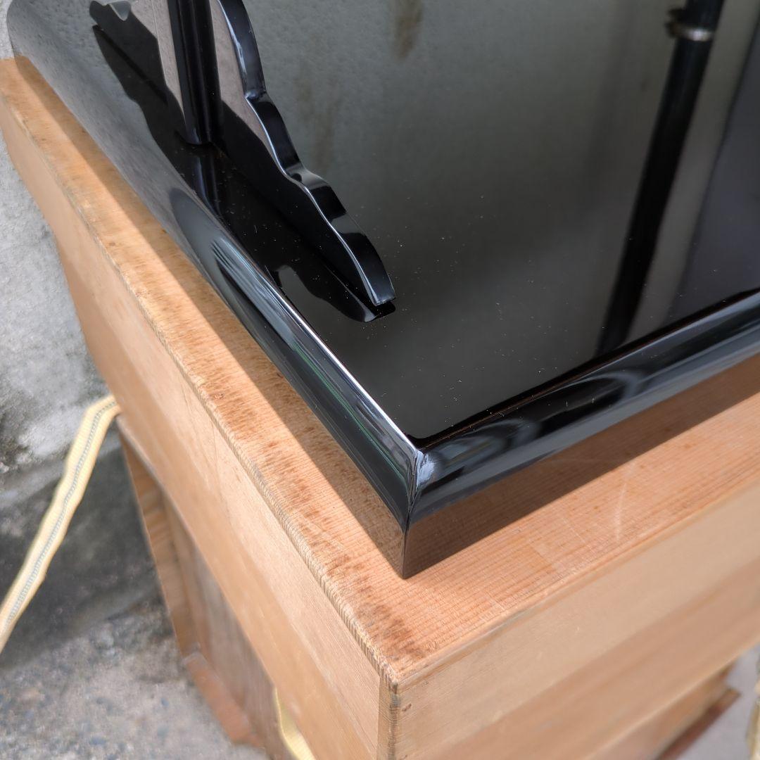 及台子 在銘 輪島塗 真塗 組み立て式 茶道具 茶道 棚 お点前 木箱 美品