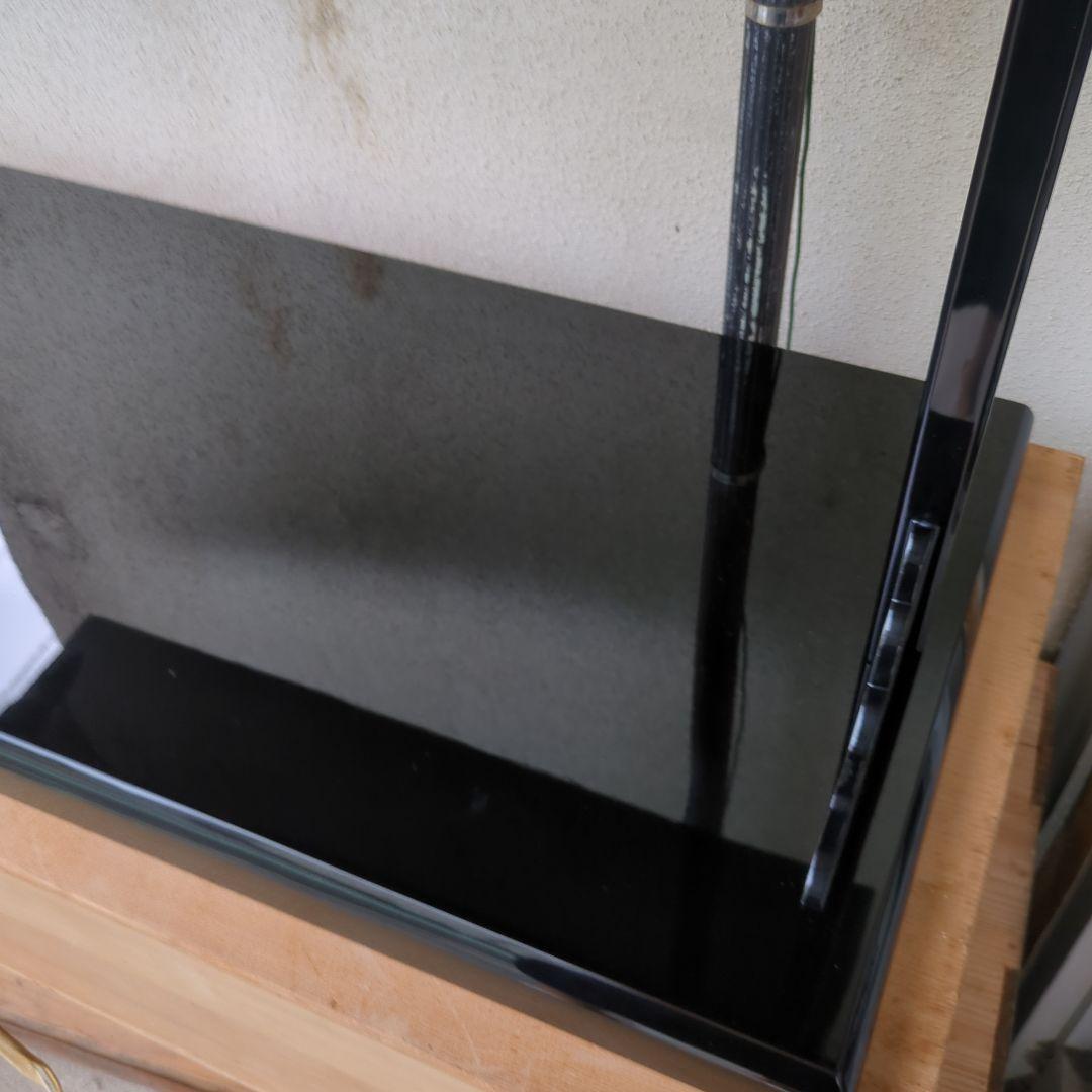 及台子 在銘 輪島塗 真塗 組み立て式 茶道具 茶道 棚 お点前 木箱 美品