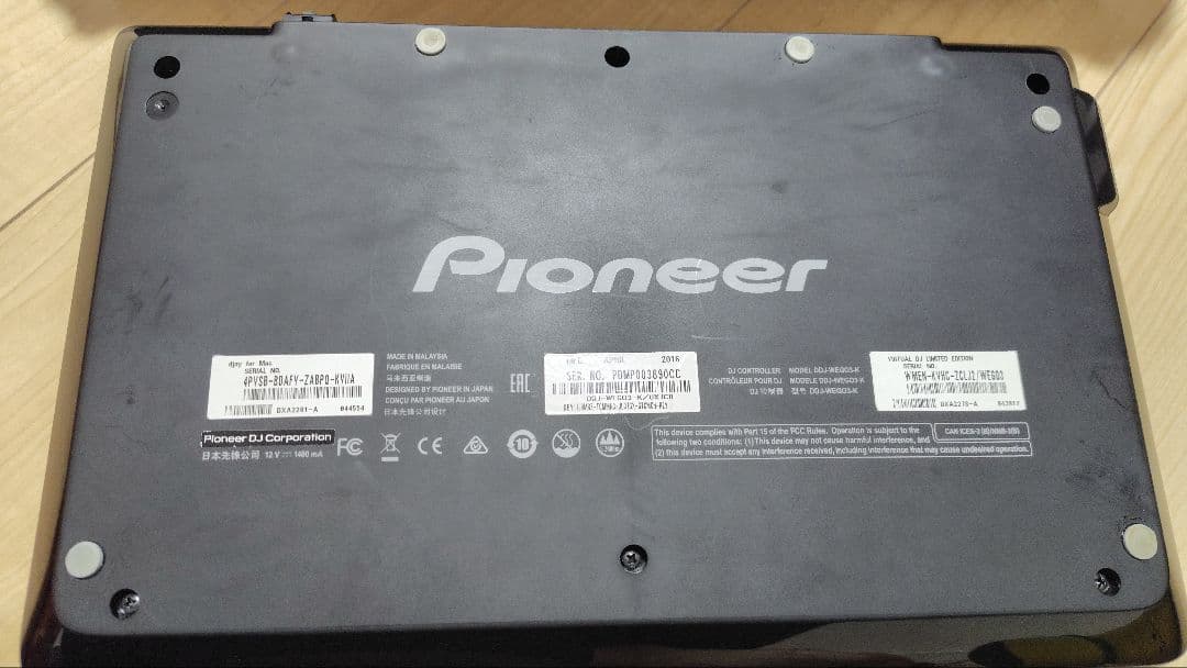 Pioneer DJコントローラー　DDJ-WeGO3 対応ケーブル付き 黒