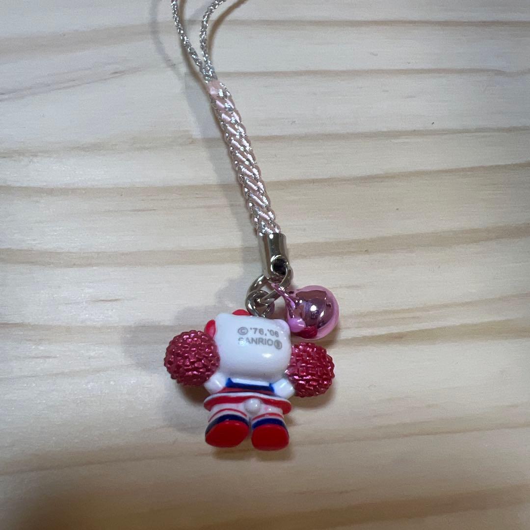 山梨限定　ご当地キティ　山梨学院大学チアリーディング　根付け