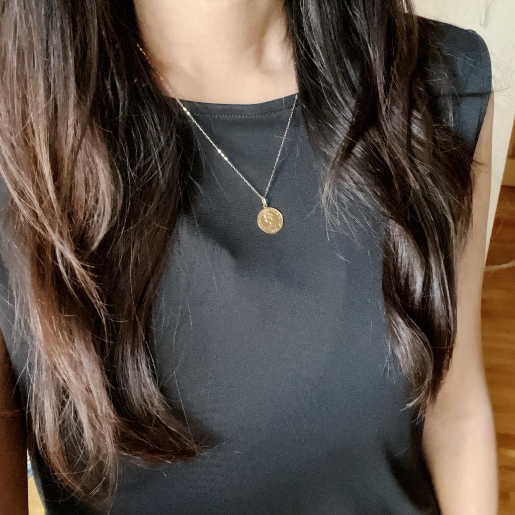 18k ネックレス トップ  無垢 刻印 本物 18金 k18 プレゼント