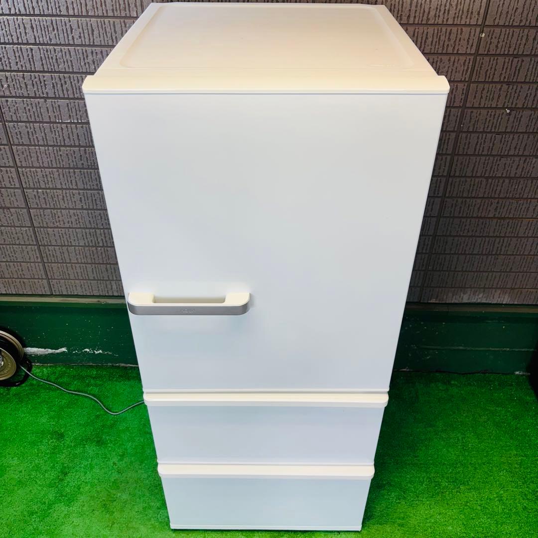 AQUA 272L 冷蔵庫 ロータイプ 人気モデル ホワイト【地域限定配送無料】