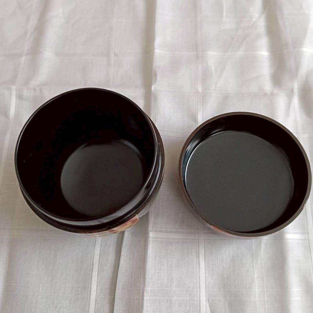 平安　宗峰作　中棗　切合口　色紙蒔絵　茶道具