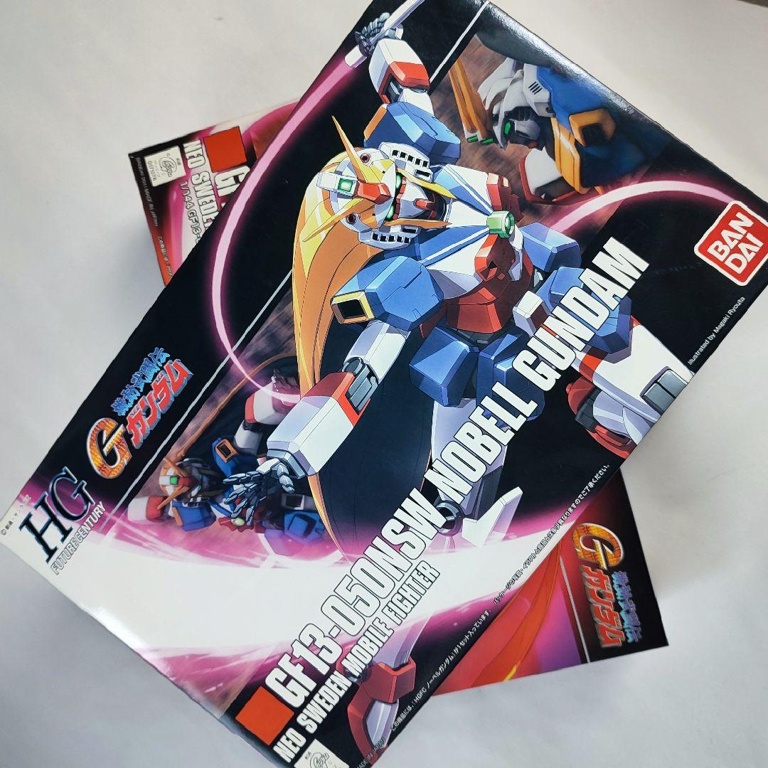 【新品未開封】HG ノーベルガンダム 2種セットGガンダム赤BANDAI