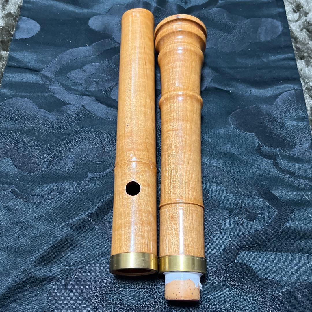 尺八 琴古流 一尺六寸管 木管 【音出し確認済み】