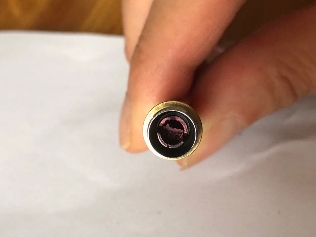 PILOT グレー ストライプ 万年筆18k 750