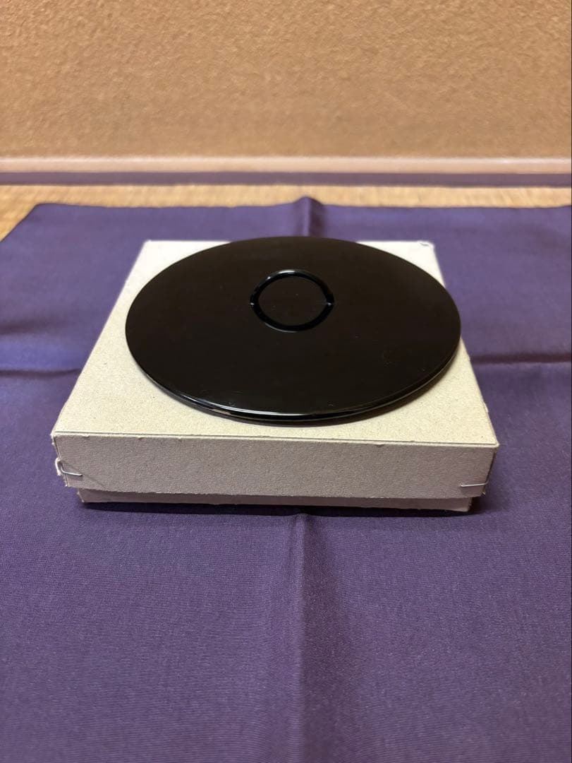 訳あり品　九代　大樋長左衛門　袋形水指　即中斎　箱書　塗蓋付き　茶道具　大樋焼