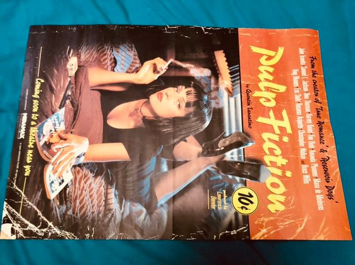 映画パルプ・フィクション　当時物ビンテージ　本物ポスター