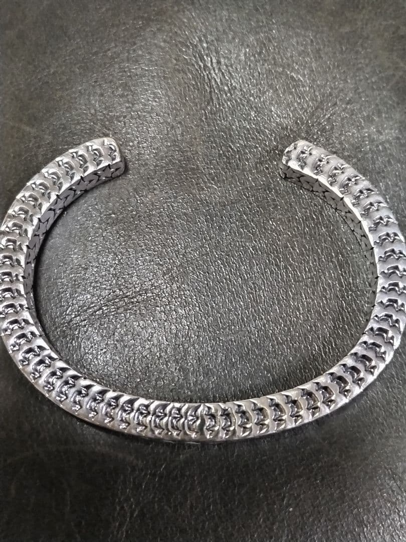 【希少】NAVAJO Sunshine Reeves 4面 スタンプバングル