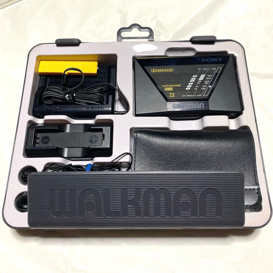 貴重 SONY WALKMAN ソニーウォークマン WM‐F550C 1988年