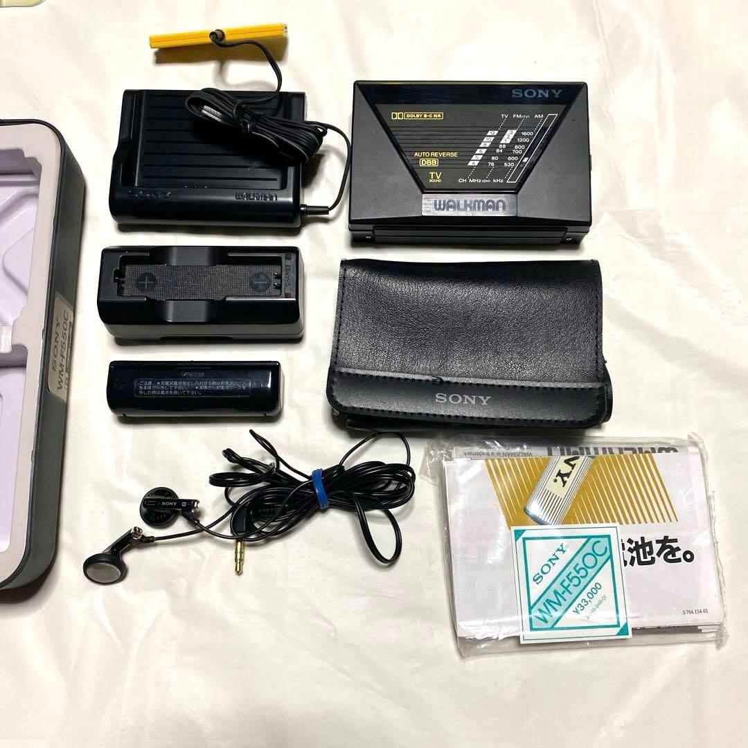 貴重 SONY WALKMAN ソニーウォークマン WM‐F550C 1988年