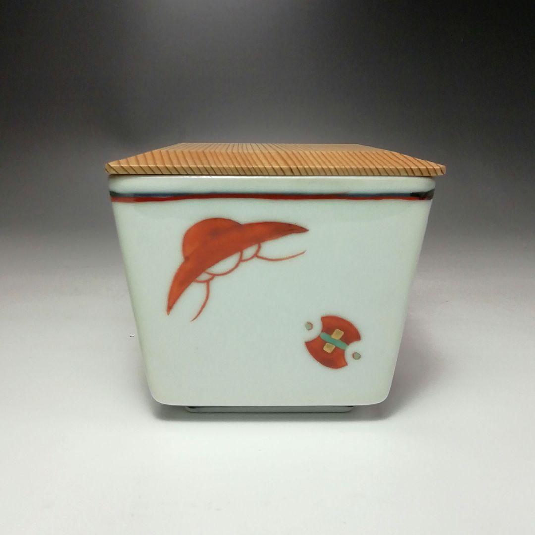 Ｓ３３２　茶器　『色絵宝づくし画』『替茶器』『京焼』『清閑寺窯　杉田祥平造』共箱