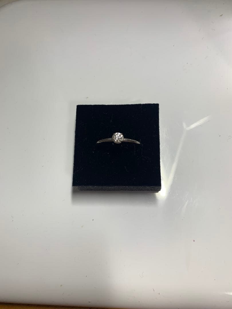 【研磨済】　フォーエバーマーク　 天然ダイヤモンドリング　プラチナ900