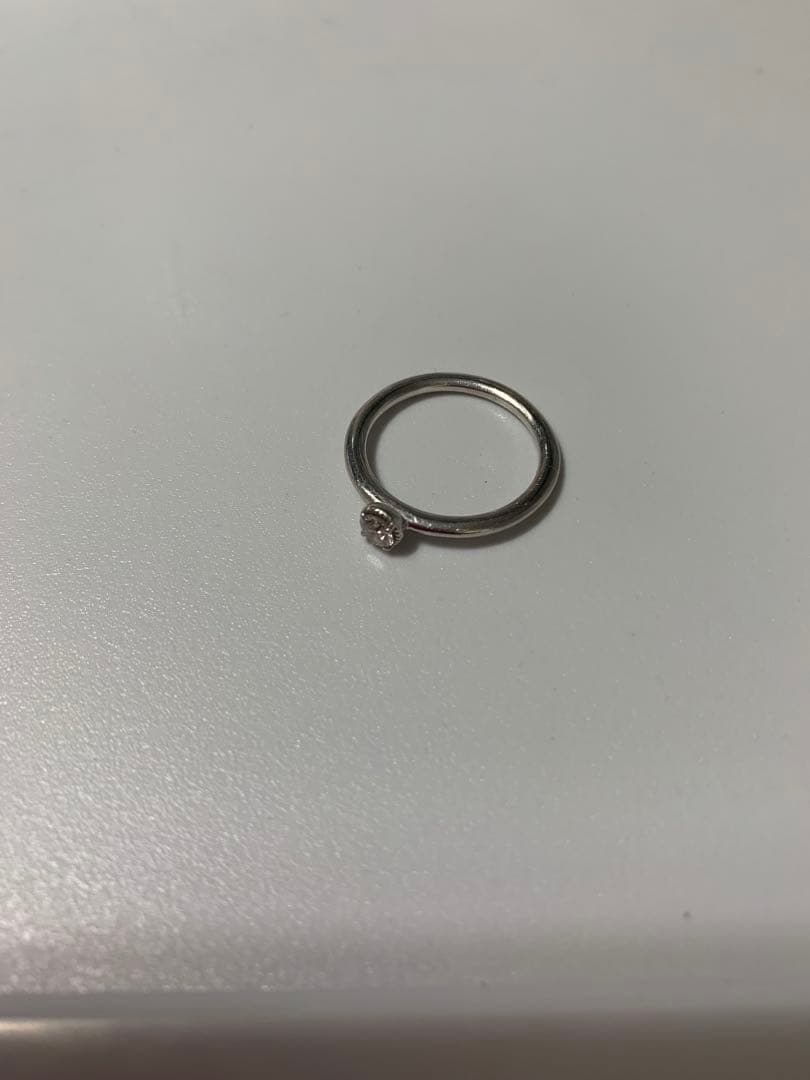 【研磨済】　フォーエバーマーク　 天然ダイヤモンドリング　プラチナ900