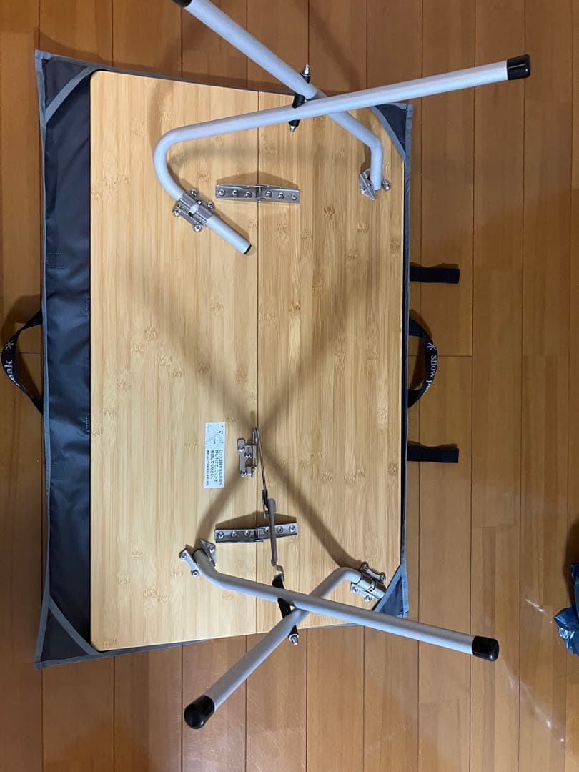 スノーピーク　ワンアクションテーブル竹
