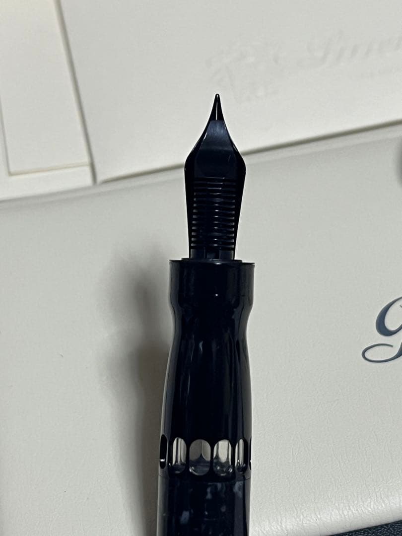 新品未使用 ピナイダー ラ グランデ ベレッツァ ロック 万年筆 グレー EF