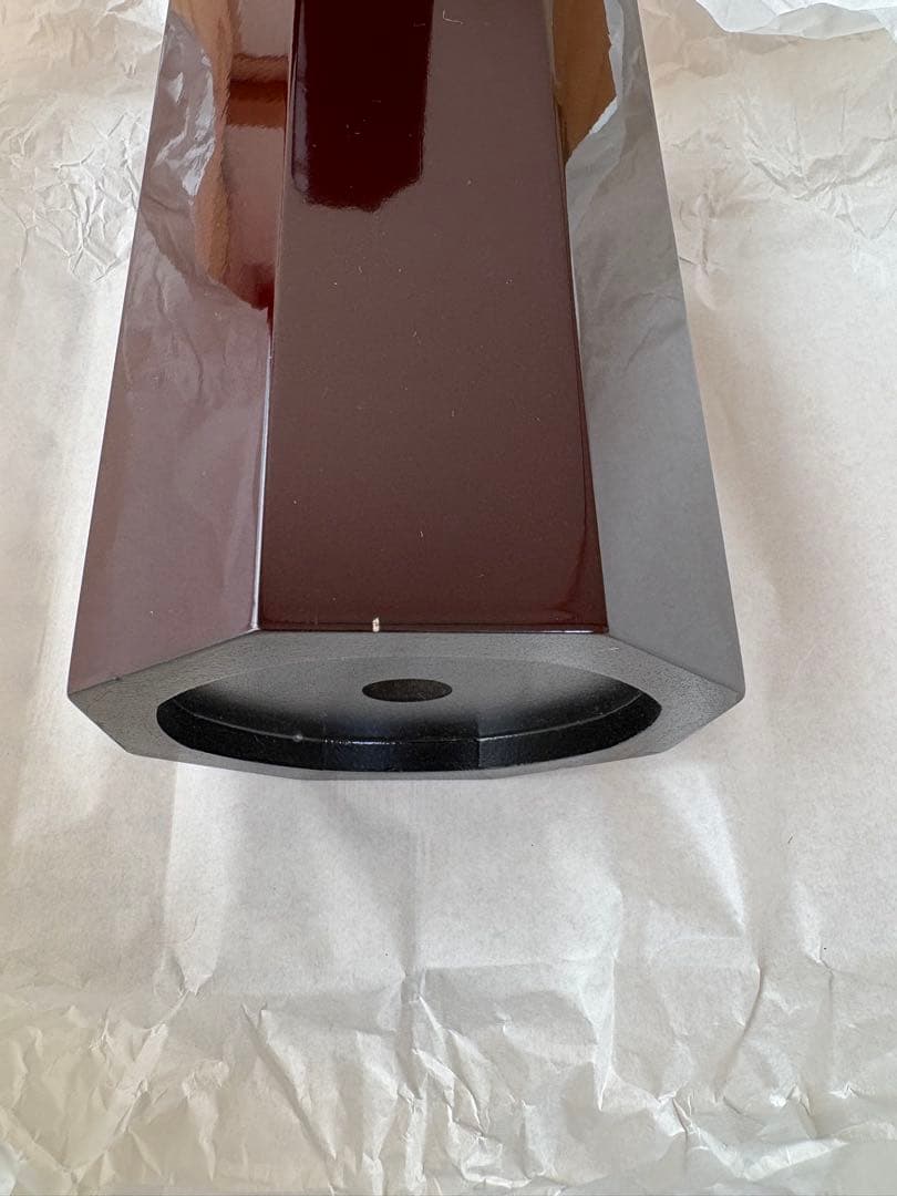 64 美品！短三管筒　3本セット　溜塗り　華道　生花　格花　花器