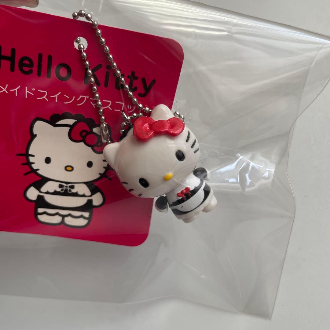 レア　希少　ハローキティ　キティ　メイド喫茶　キーホルダー　平成　レトロ