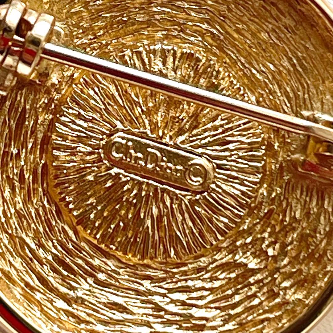 Christian Dior ディオール ブローチ ロゴ パール ヴィンテージ