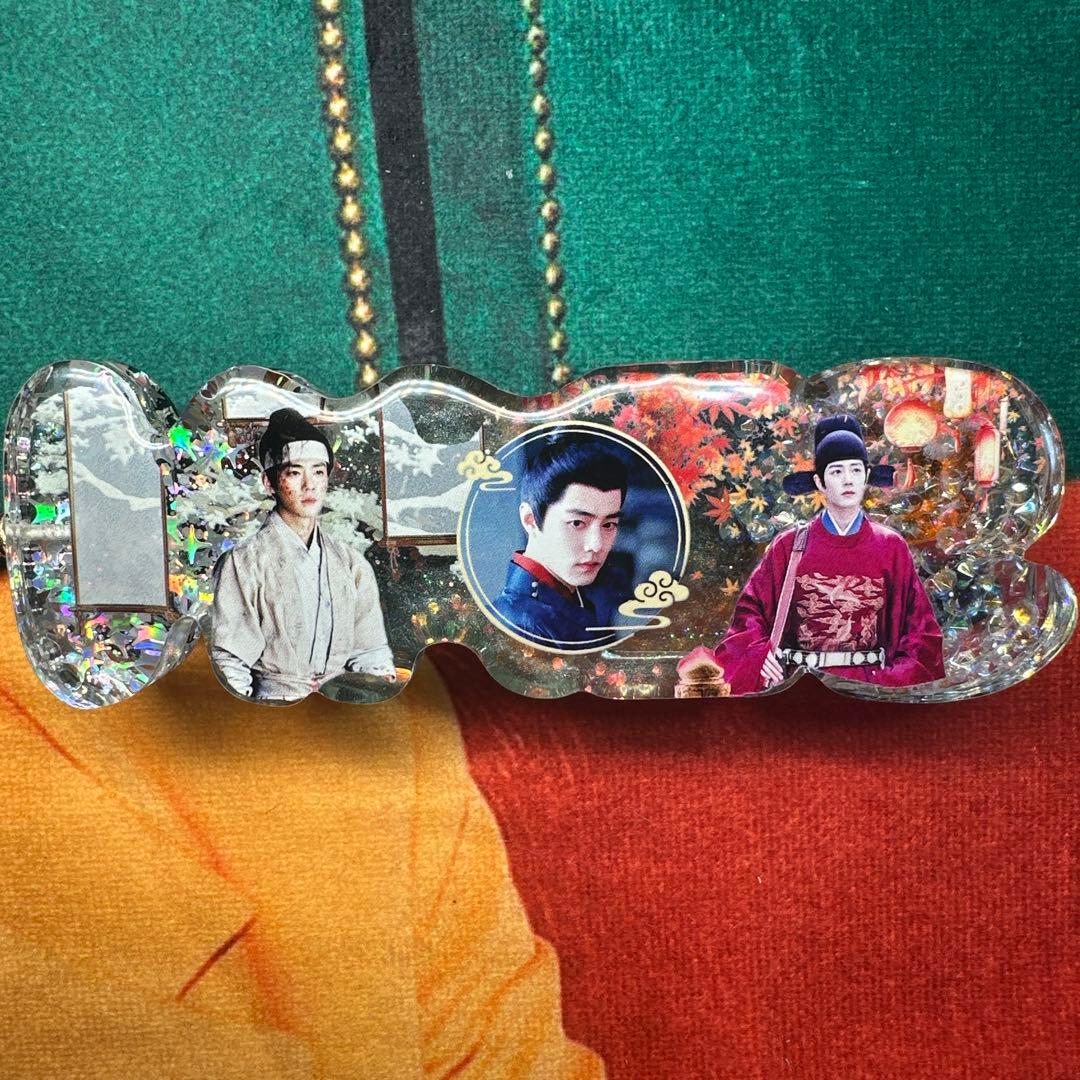 肖戦 厚いレジン置物です&バッグチャームに&ナイトライトにもなります❣️9点セット