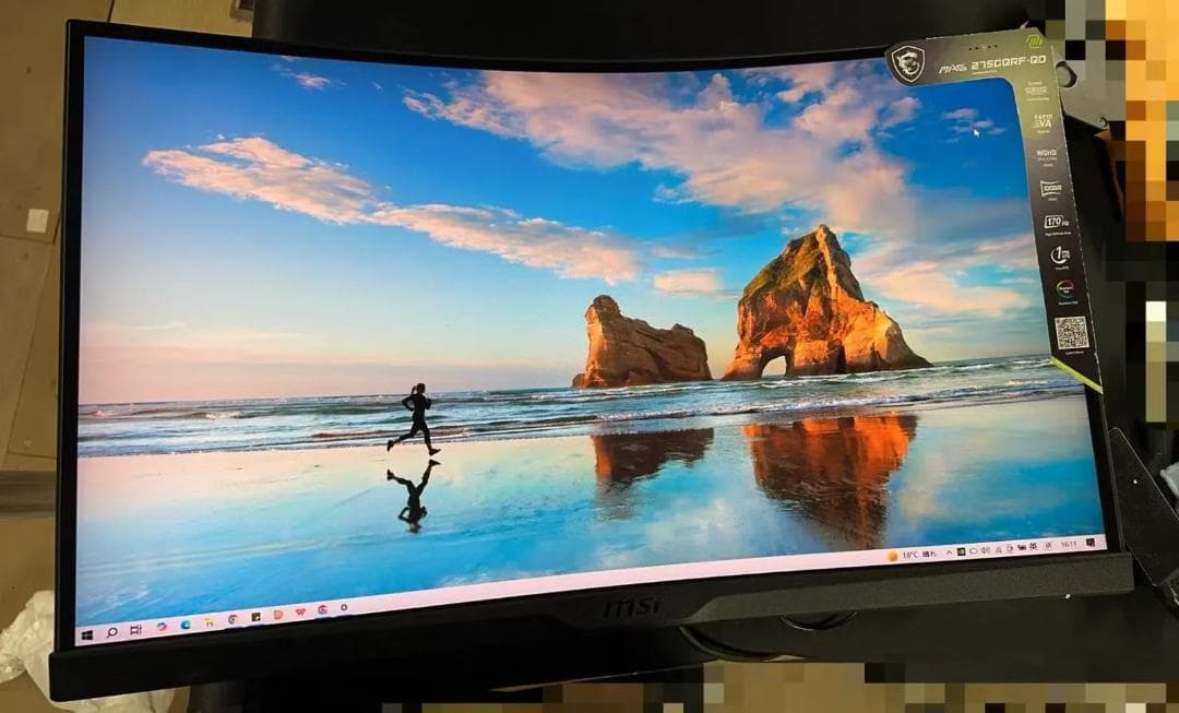 MSI　　ゲーミングモニター MAG 275CQRF-QD 921677++