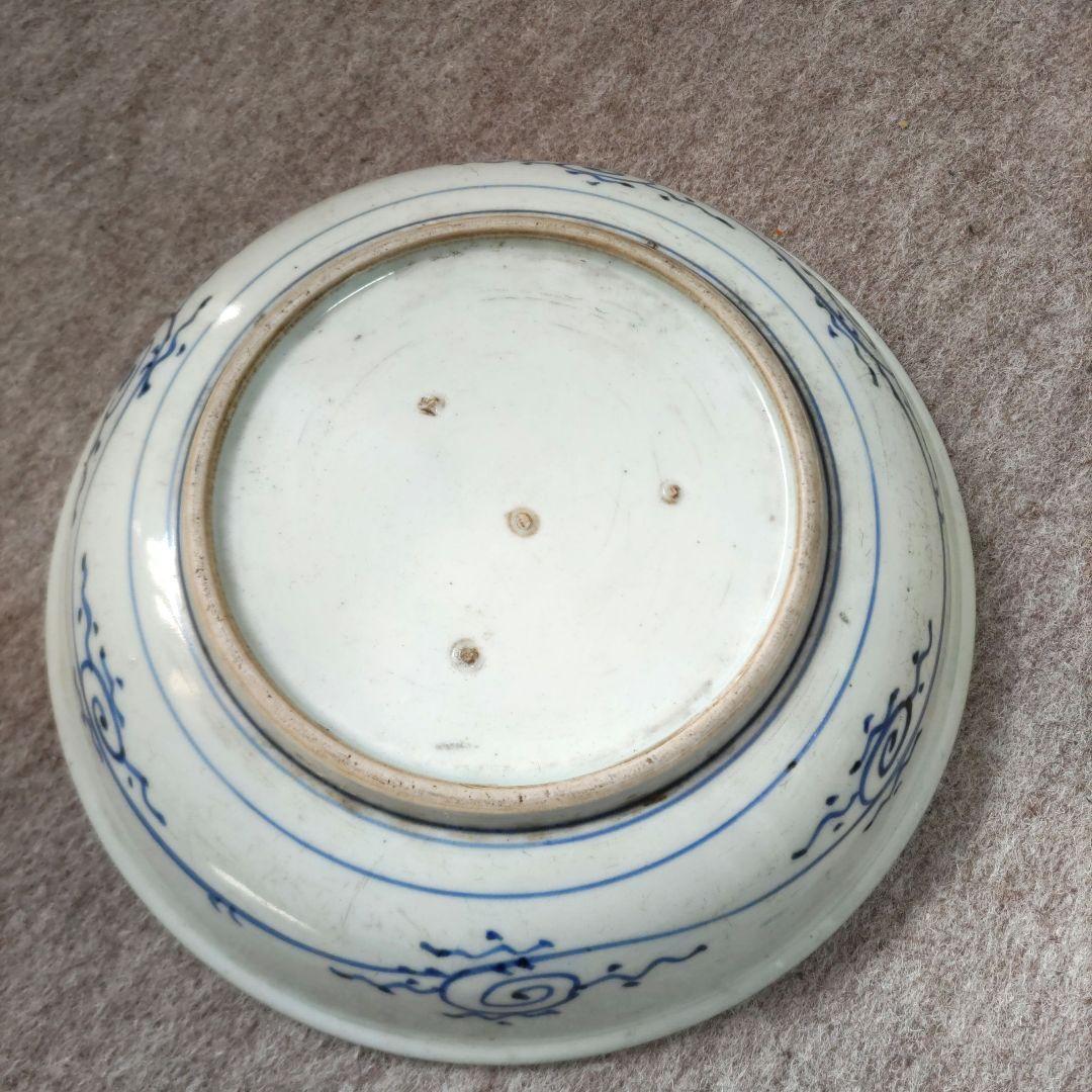 古伊万里　なまず図　皿　D538