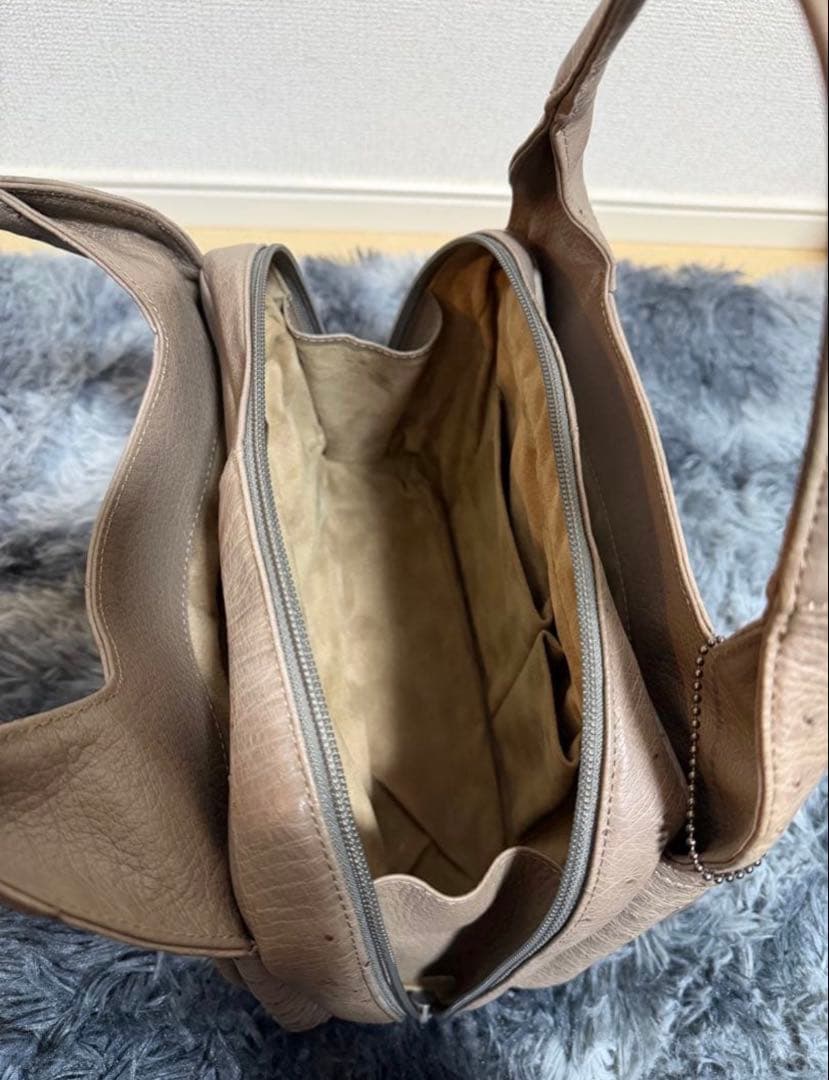 新品　保証書付き　JRA オーストリッチ　エキゾチックレザー　ハンドバック
