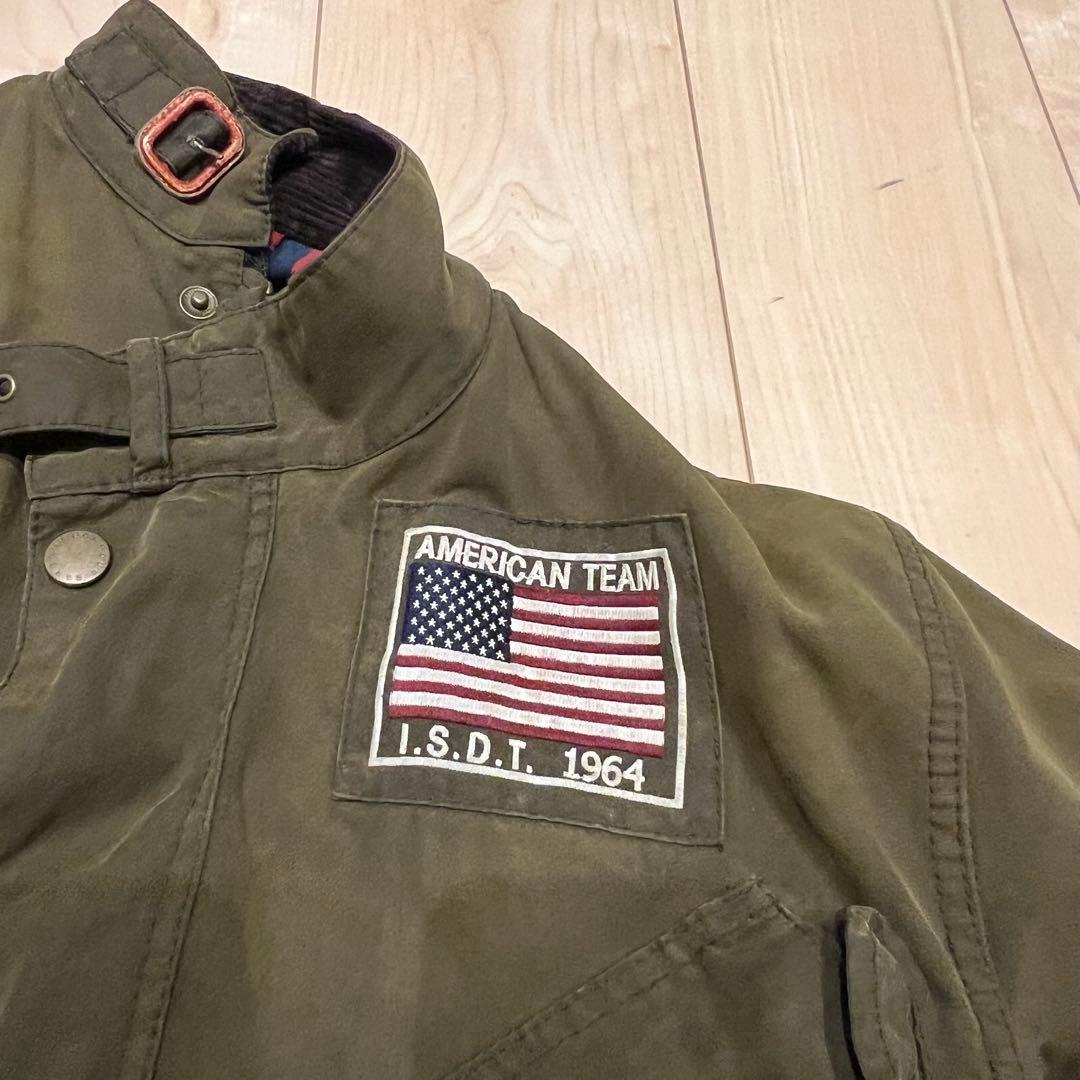 BARBOURバブアー／インターナショナル／限定モデル／38サイズ／ベルト付き