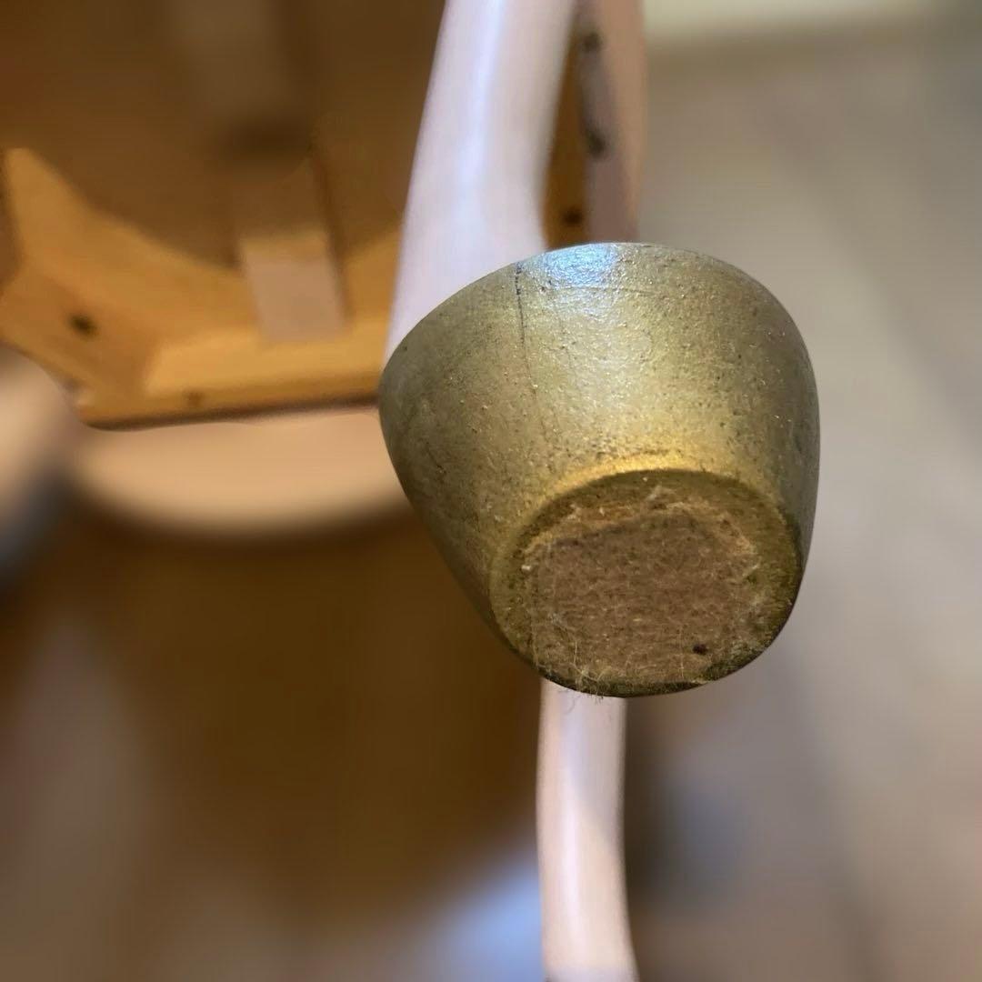 【今週末までお買い得】折りたたみ猫足サイドテーブル・トールペインティング・レトロ