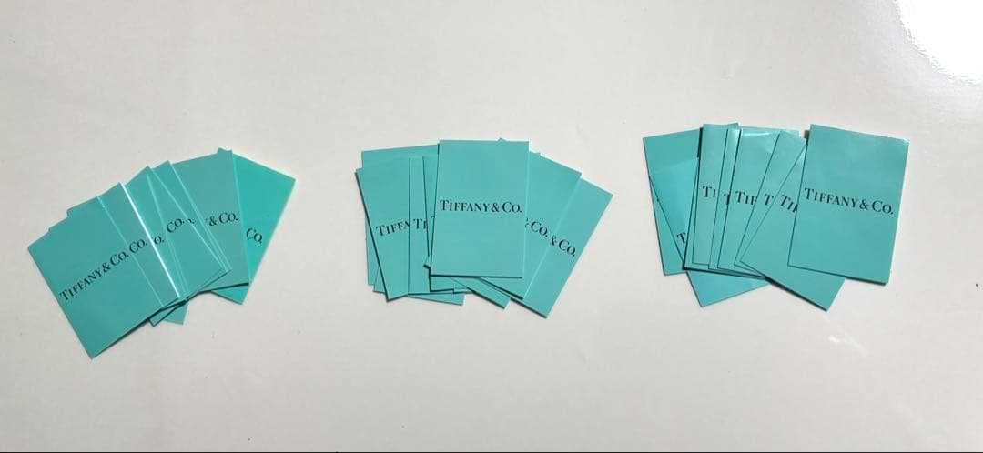 Tiffany & Co. 旧型　取扱説明書ケアカード 30枚セット