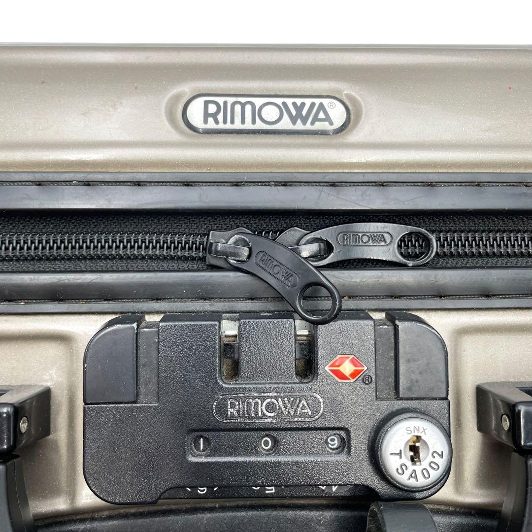 良品 RIMOWA キャリーケース シルバー ビジネストローリー サルサ 25L