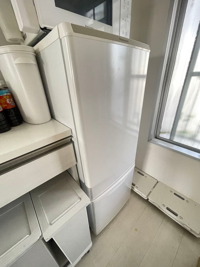 パナソニック冷蔵庫ホワイト1人暮らしnr-bw17cj-w