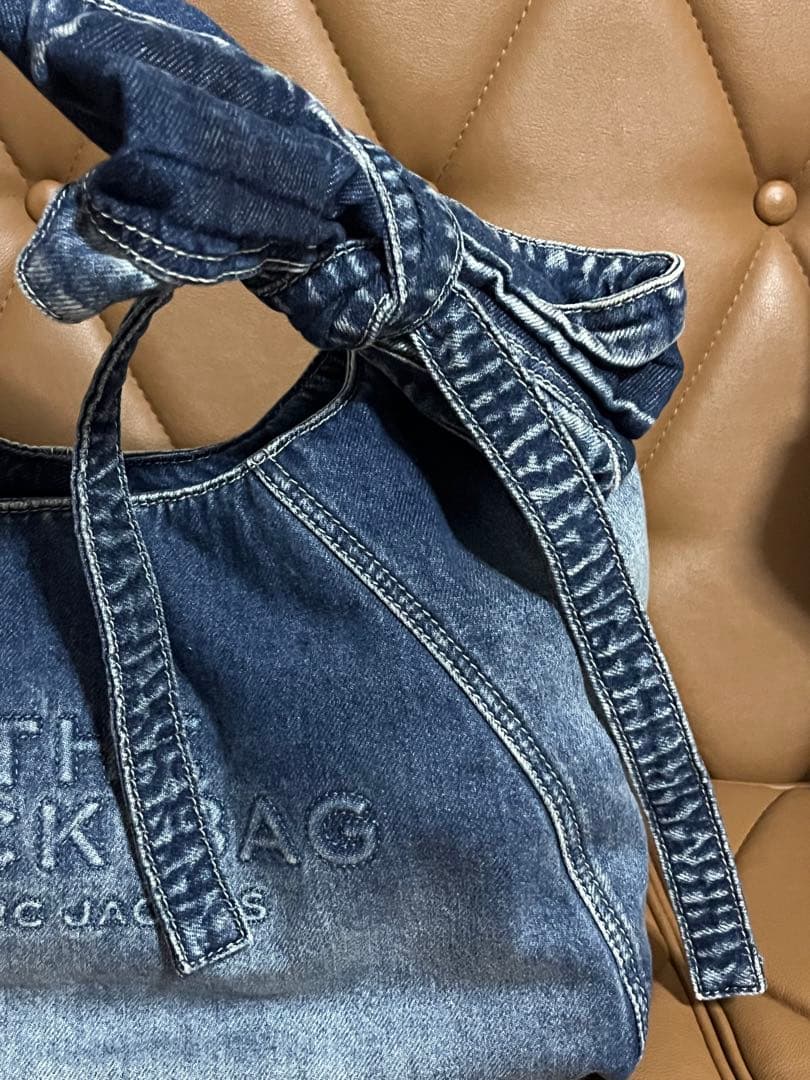 MARC JACOBS ザ　ボウ　デニム　サック　バッグ