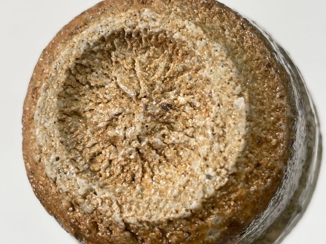 陶芸家　作家物　岡本作礼　斑唐津　ぐい呑　酒器　酒盃　筒盃