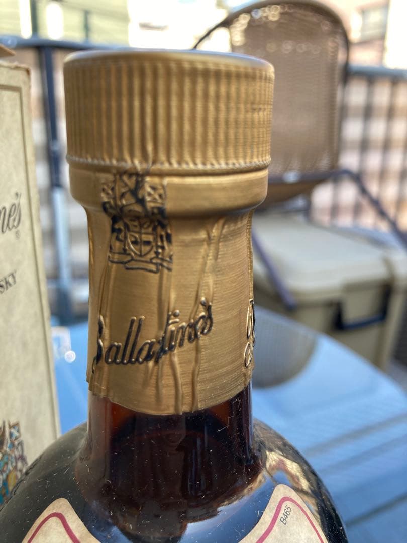 古酒　特級バランタイン30年金キャップ　液面良好！