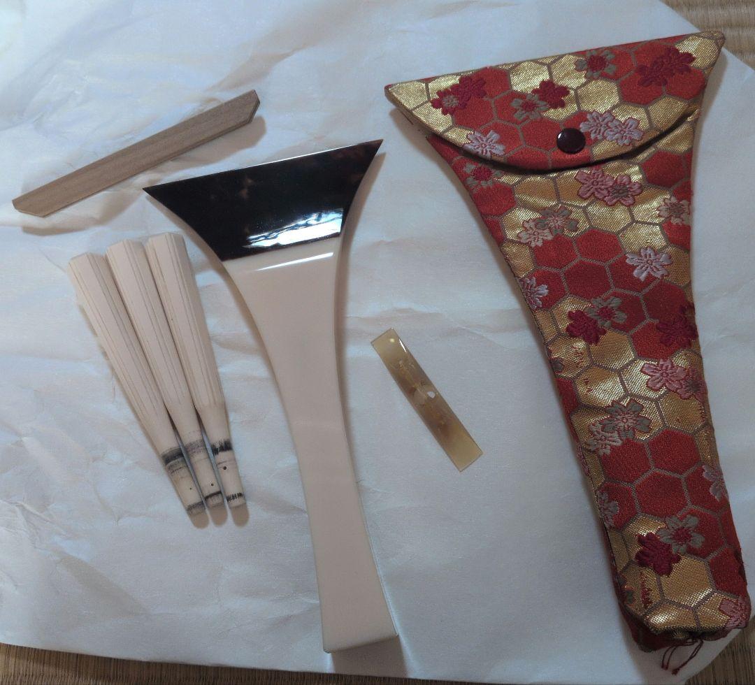 地唄三味線本体と付属品セット